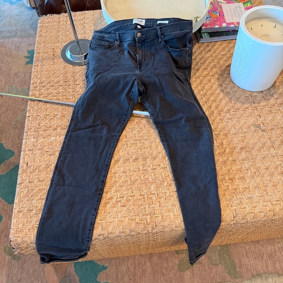 Frame Denim Men's Dark Gray Skinny Jeans